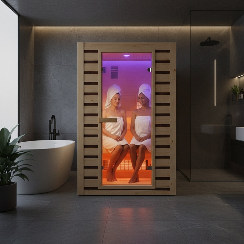 Sauna sucha Infrared TROMSO 2 osobowa 230V 120x105x190cm - obrazek 2