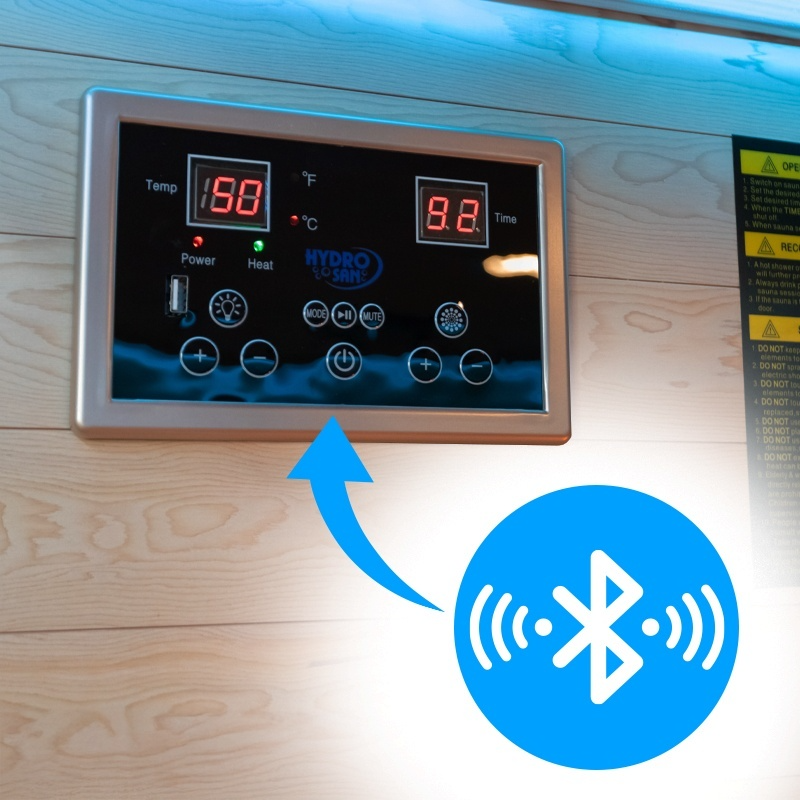 Sauna sucha Infrared TROMSO 2 osobowa 230V 120x105x190cm - obrazek 17