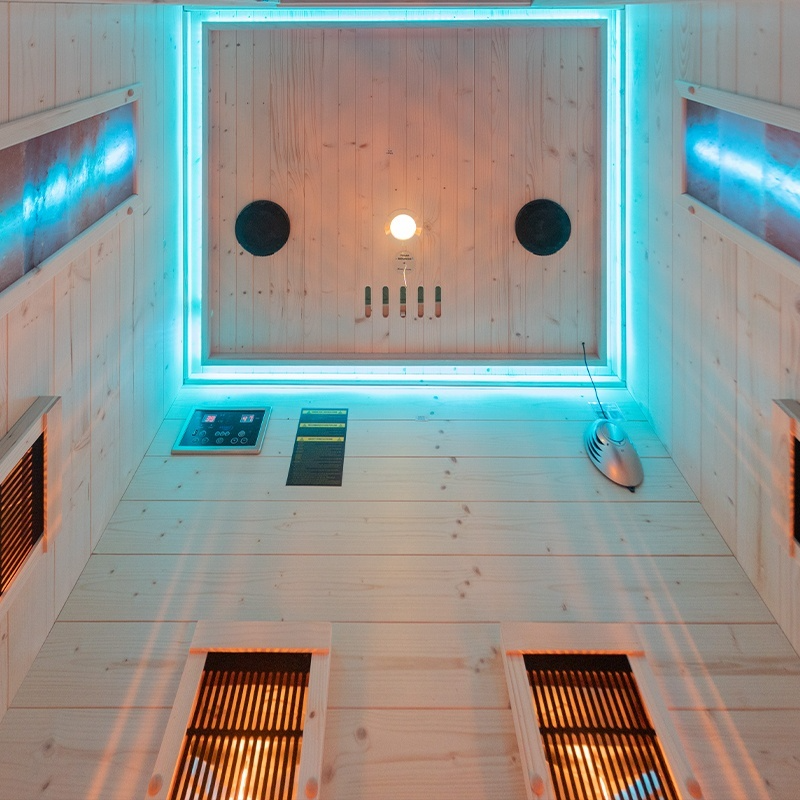 Sauna sucha Infrared TROMSO 2 osobowa 230V 120x105x190cm - obrazek 19