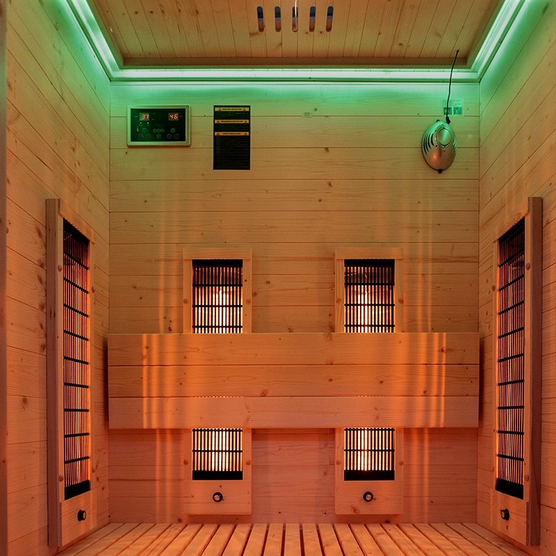 Sauna sucha Infrared TROMSO 2 osobowa 230V 120x105x190cm - obrazek 18