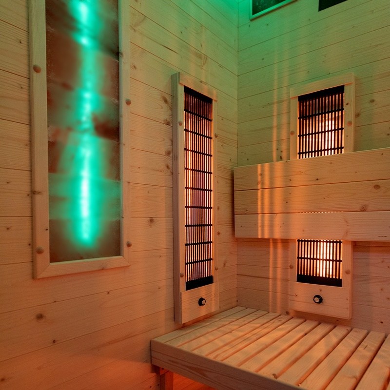 Sauna sucha Infrared TROMSO 2 osobowa 230V 120x105x190cm - obrazek 7