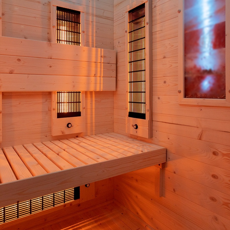 Sauna sucha Infrared TROMSO 2 osobowa 230V 120x105x190cm - obrazek 21