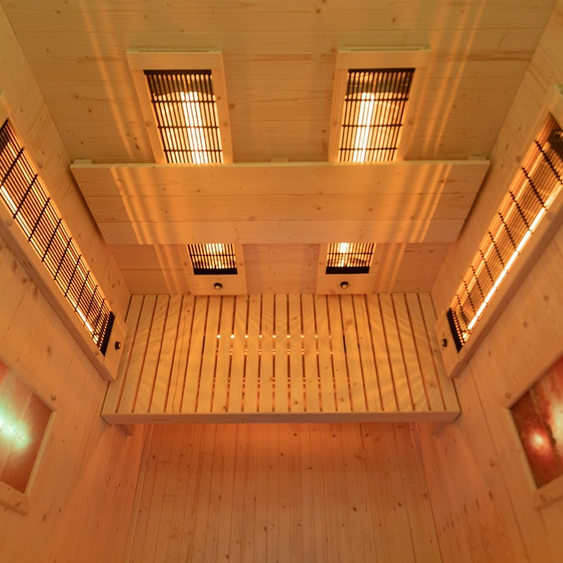 Sauna sucha Infrared TROMSO 2 osobowa 230V 120x105x190cm - obrazek 20