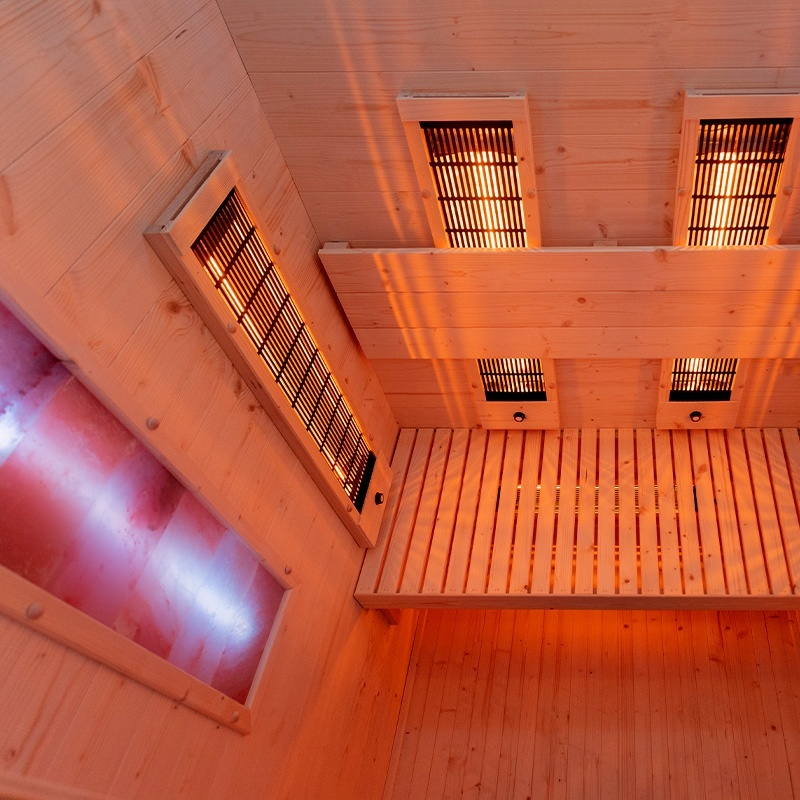 Sauna sucha Infrared TROMSO 2 osobowa 230V 120x105x190cm - obrazek 8