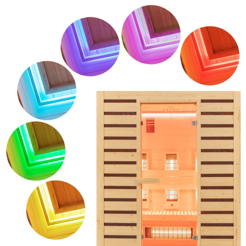 Sauna sucha Infrared TROMSO 3 osobowa 230V 153x110x190cm - obrazek 13