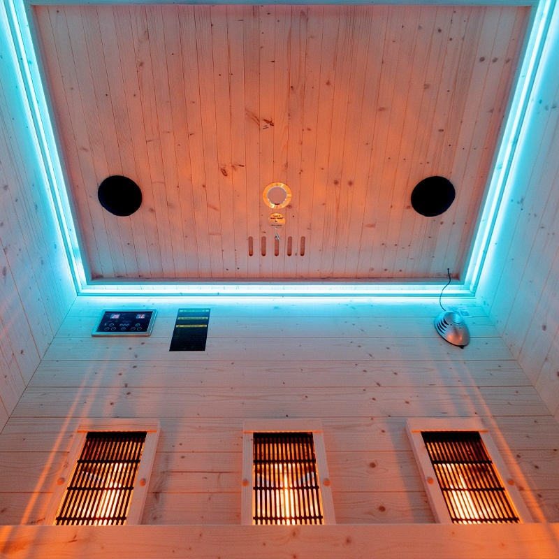 Sauna sucha Infrared TROMSO 3 osobowa 230V 153x110x190cm - obrazek 8