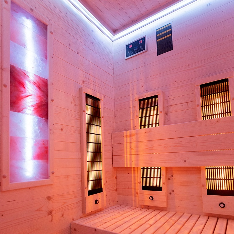 Sauna sucha Infrared TROMSO 3 osobowa 230V 153x110x190cm - obrazek 5