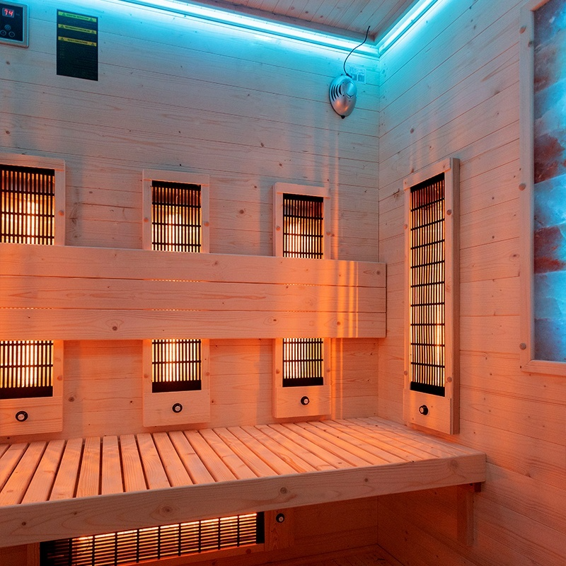 Sauna sucha Infrared TROMSO 3 osobowa 230V 153x110x190cm - obrazek 7