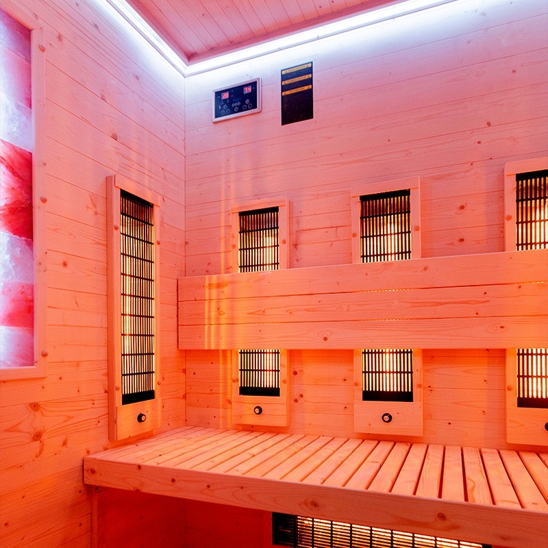 Sauna sucha Infrared TROMSO 3 osobowa 230V 153x110x190cm - obrazek 20