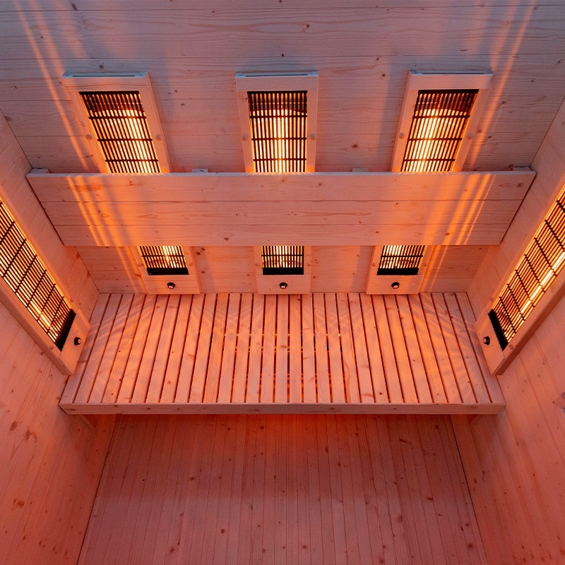 Sauna sucha Infrared TROMSO 3 osobowa 230V 153x110x190cm - obrazek 4