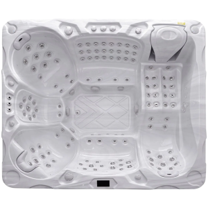Spa ogrodowe PS259 5 osobowe 113 dysz akryl Biało-szary obudowa Szara 259x224