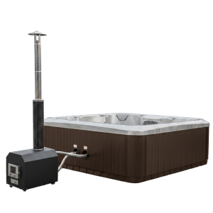 Balia Spa ogrodowe Hybrid 4-osobowe 43 dysze akryl Cappucino obudowa Kawa 230x230