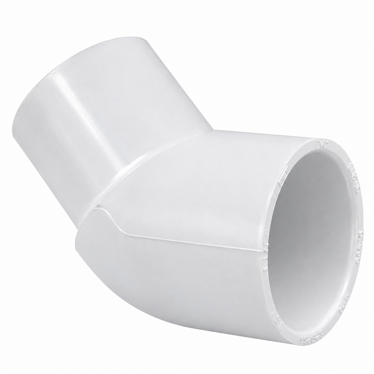 Kolanko PVC 2 cale 45 stopni Jednokielichowe do SPA ogrodowego