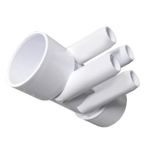 Rozdzielacz PVC 2 cale 4 wyjścia 3/4 cala do hydromasażu SPA Jacuzzi