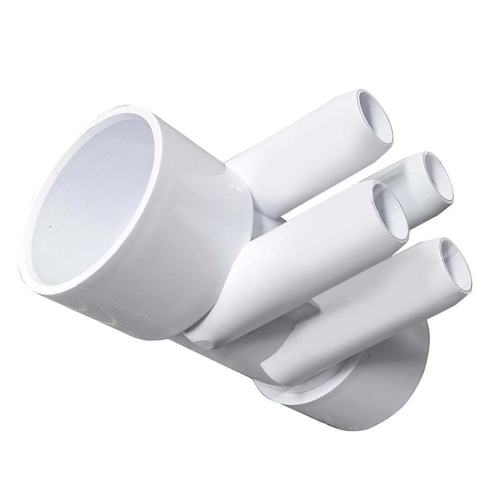 Rozdzielacz PVC 2 cale 4 wyjścia 3/4 cala do hydromasażu SPA ogrodowego