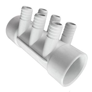 Rozdzielacz PVC 2 cale F 6 wyjść 3/4 cala do hydromasażu SPA Jacuzzi