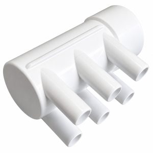Rozdzielacz PVC 2 cale zamknięty 6 wyjść 3/4 cala do hydromasażu SPA Jacuzzi