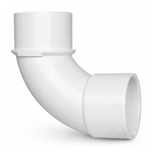 Kolano PVC 1,5 cala 90 stopni łagodny łuk Jednokielichowe do instalacji SPA