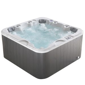 Spa ogrodowe RS40 5 osobowe 31 dysz akryl Biały-Szary obudowa Szara 200×200