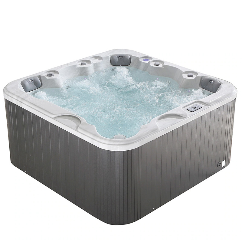 Spa ogrodowe RS40 5 osobowe 31 dysz akryl Biały-Szary obudowa Szara 200×200