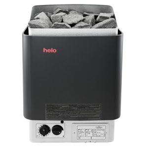 Elektryczny piec do sauny Helo CUP 90 STJ 9 kW Graphite ze sterowaniem
